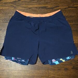 Chubbies Navy and Multicolor Athletic Shorts